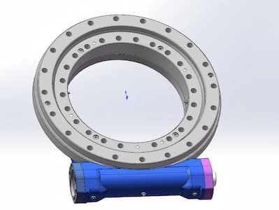 Open rotary speed reducer